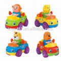 Mini cartoon animais brinquedos de carro de fricção para o bebê mini carro plástico